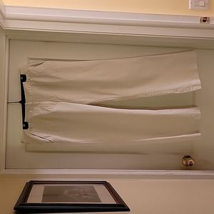 Talbots Size 14W Cream Pants